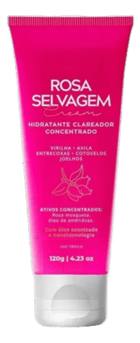 Rosa Selvagem Hidratante Clareador 120G