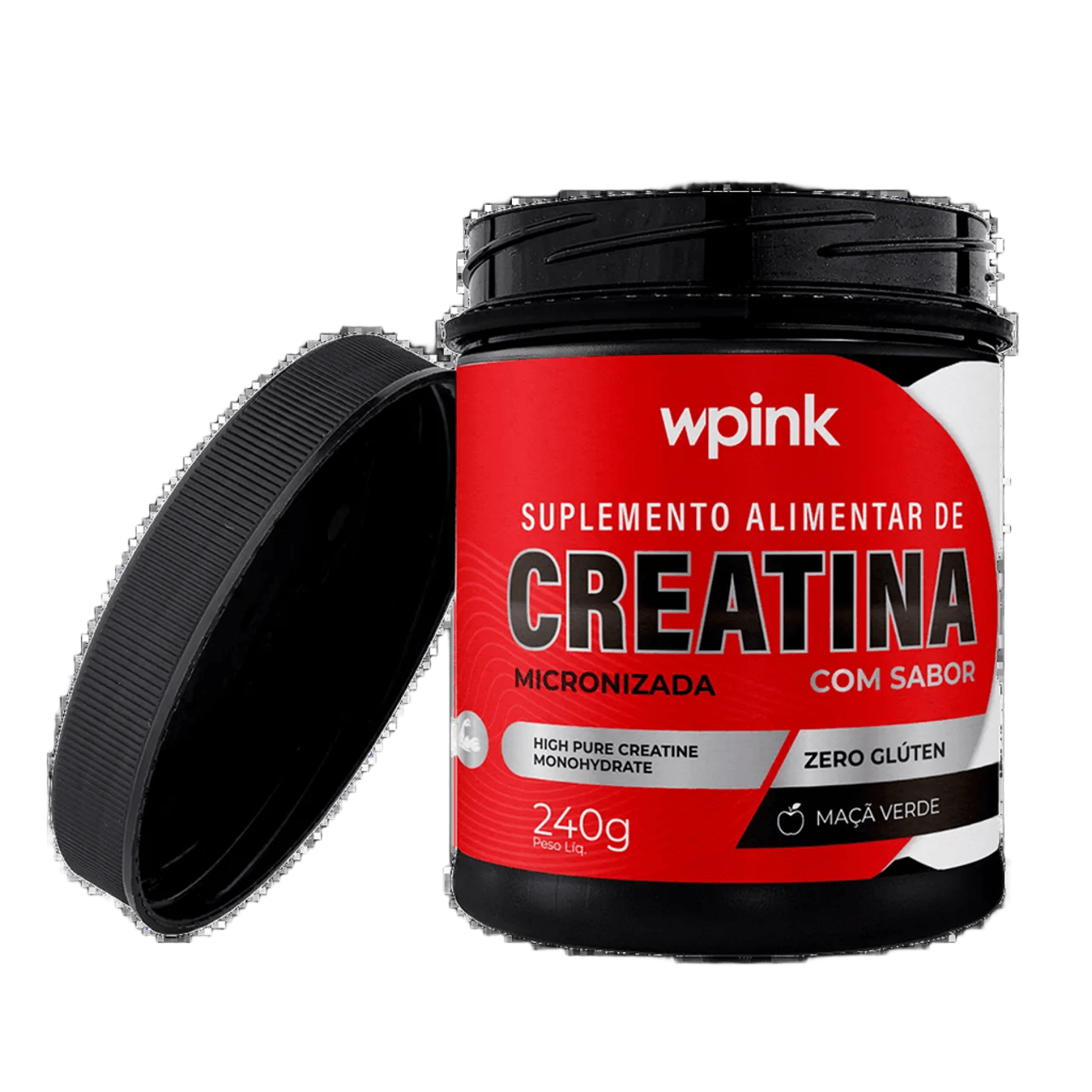 WPink Creatina Maçã Verde 240G