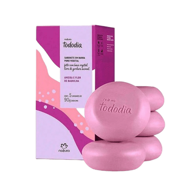 Natura Todo Dia Sabonete Em Barra C/5 (Ameixa e Flor de Baunilha)
