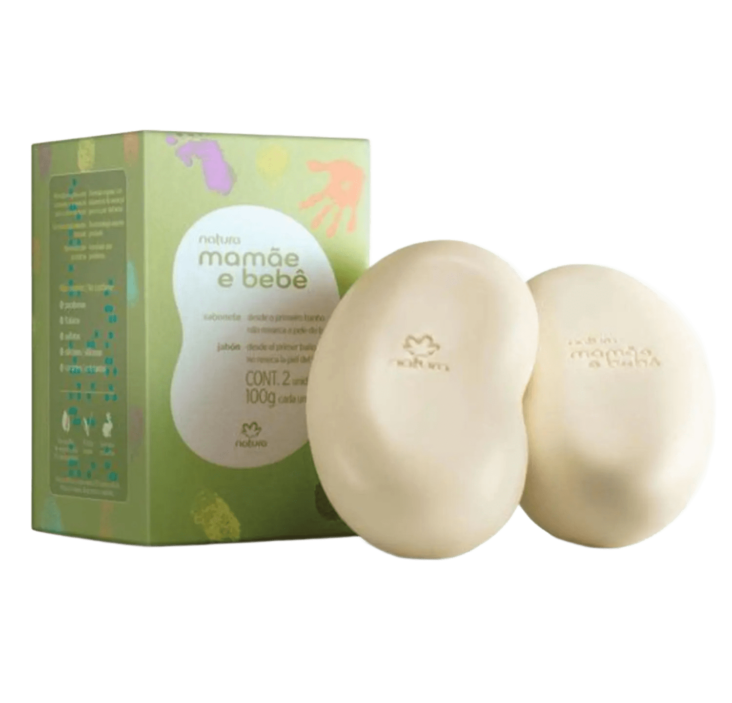 Natura Mamãe e Bebê Sabonete C/2 100G