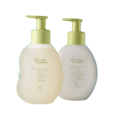 Natura Mamãe e Bebê Shampoo &amp; Condicionador 200ML