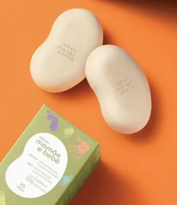 Natura Mamãe e Bebê Sabonete C/2 100G