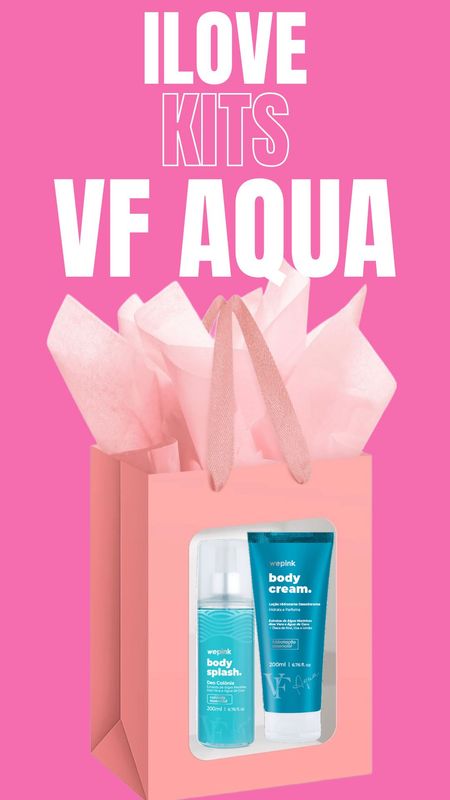Wepink Combo VF Aqua Body Cream &amp; Body Splash
