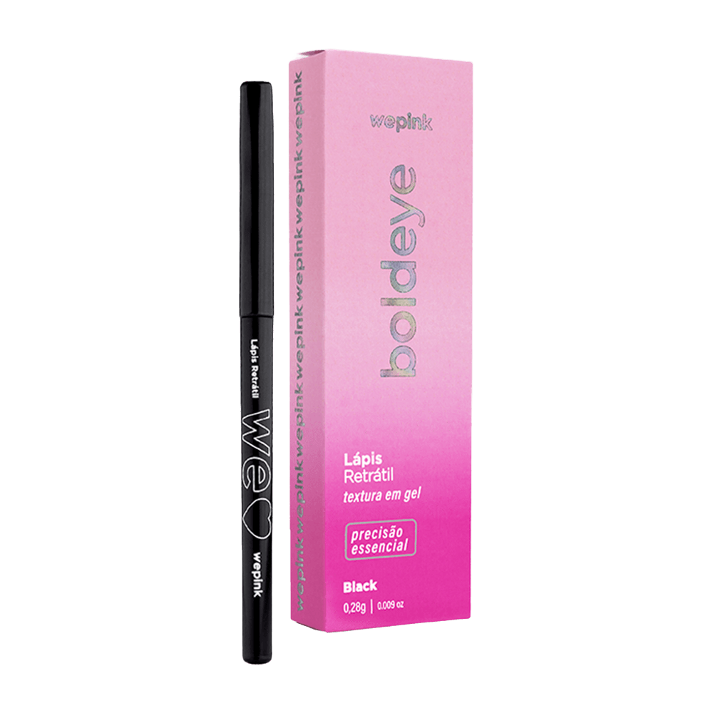 Wepink Boldeye Lápis Retrátil All Black 0,28G