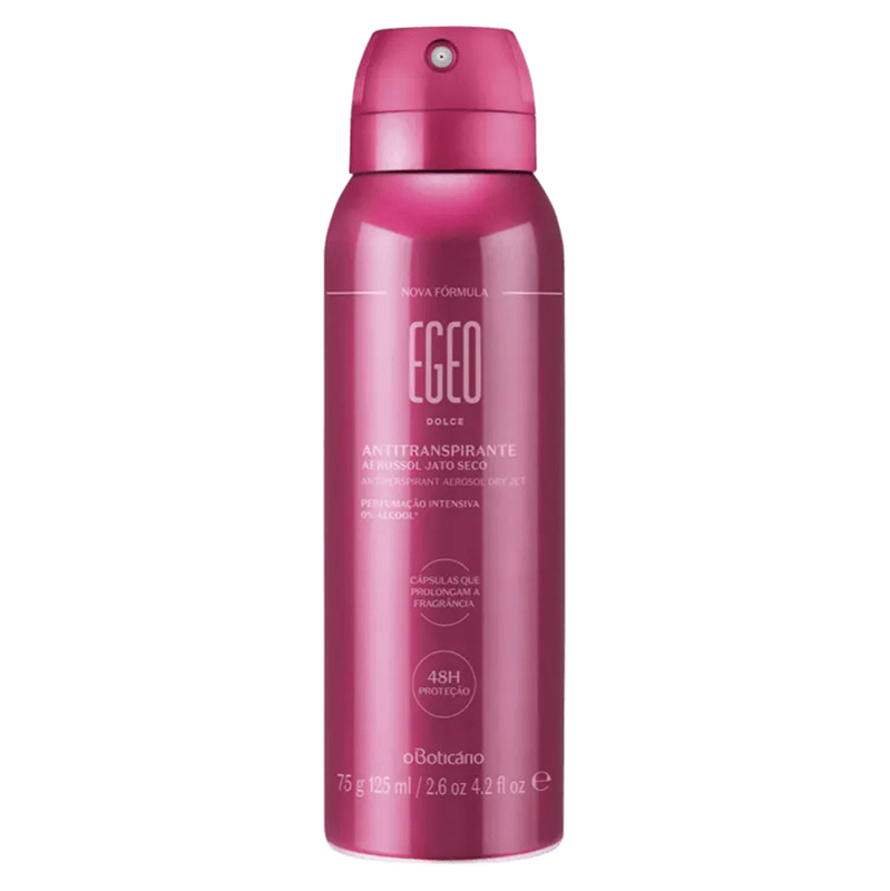 O Boticario Egeo Dolce Desodorante Antitranspirante Aerossol 125ML