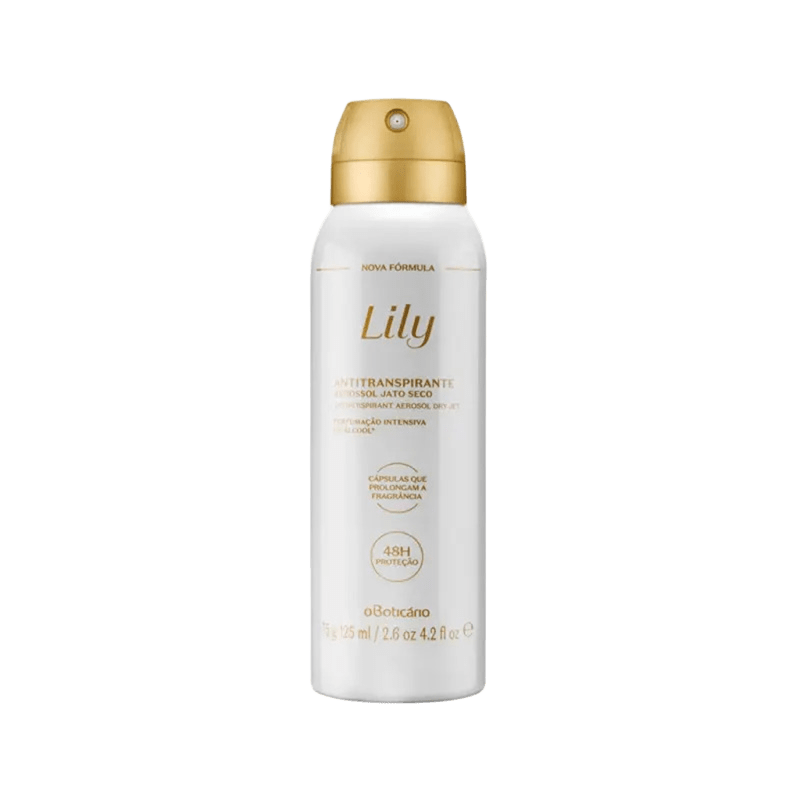 O Boticario Lily Desodorante Antitranspirante Aerossol 125ML