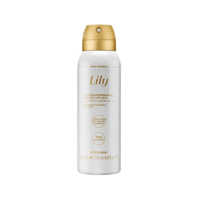 O Boticario Lily Desodorante Antitranspirante Aerossol 125ML