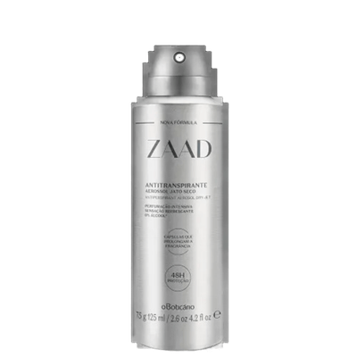 O Boticario Zaad Desodorante Antitranspirante Aerossol 125ML