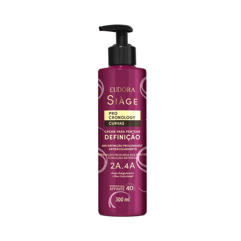 Eudora Siage Pro Cronology Curvas Creme Para Pentear 300ML
