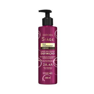 Eudora Siage Pro Cronology Curvas Creme Para Pentear 300ML