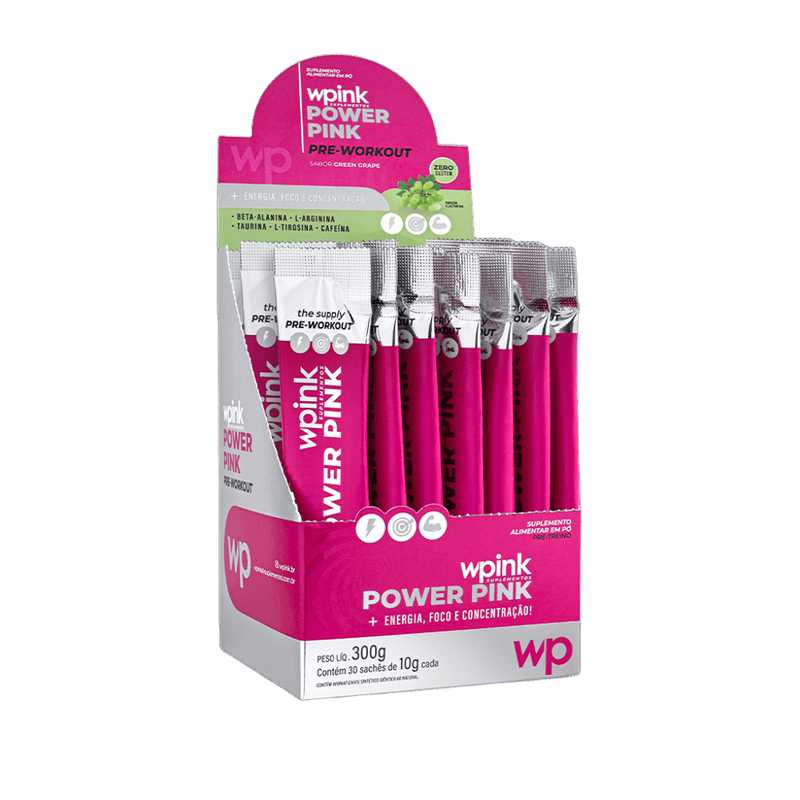 WPink Power Drink Pre Treino Uva Verde 300G