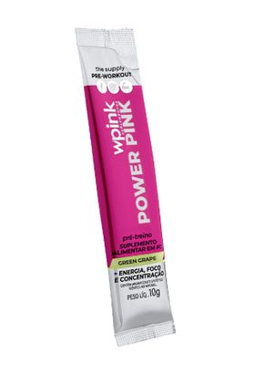 WPink Power Drink Pre Treino Uva Verde 300G