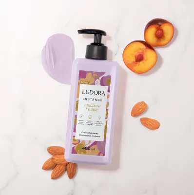 Eudora Hidratante Corporal Instance Ameixa e Praliné 400ML