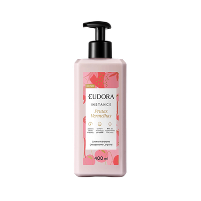 Eudora Hidratante Corporal Instance Frutas Vermelhas 400ML