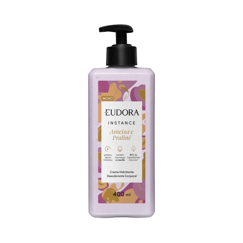 Eudora Hidratante Corporal Instance Ameixa e Praliné 400ML