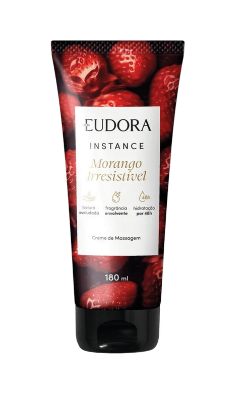 Eudora Hidratante Corporal Instance Morango Irresistível 180ML