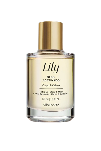 O Boticario Lily Oleo Acetinado Corpo e Cabelo 50ML