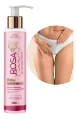 Rosa Selvagem Candy Sabonete Liquido Intimo 200ML
