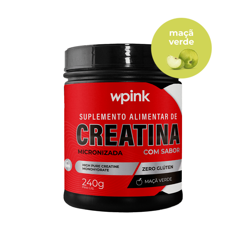 WPink Creatina Maçã Verde 240G