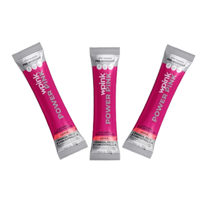 WPink Pré-Treino Power Pink de Lichia 300G
