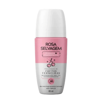 Rosa Selvagem Desodorante Roll-on Frutas Vermelhas 85ML
