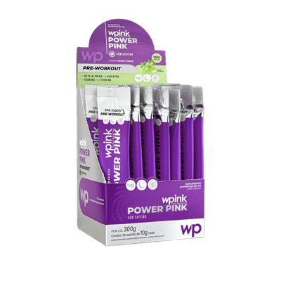 WPink Power Drink Pre Treino Uva Verde Sem Cafeina 300G