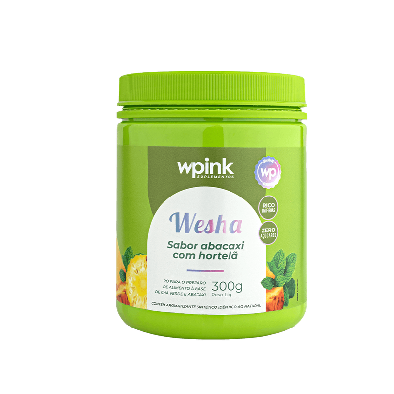 WPink Wesha Chá Abacaxi Com Hortelã 300G