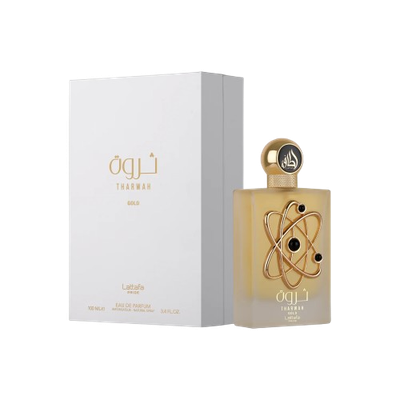 Lattafa Tharwah Gold Eau de Parfum Unisex 3.4oz