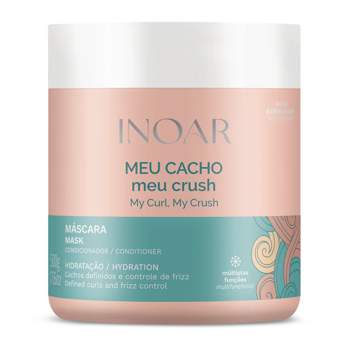 INOAR My Curl My Crush Hair Mask 500G