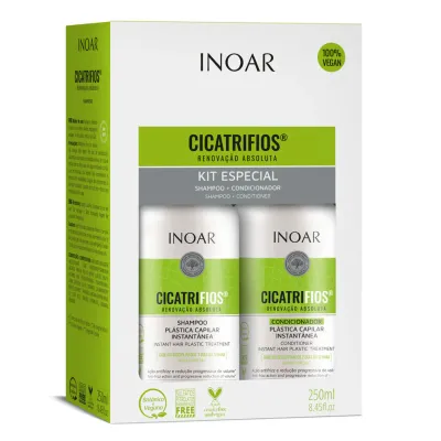 INOAR Cicatrifios Kit (Shampoo + Conditioner) 250ML