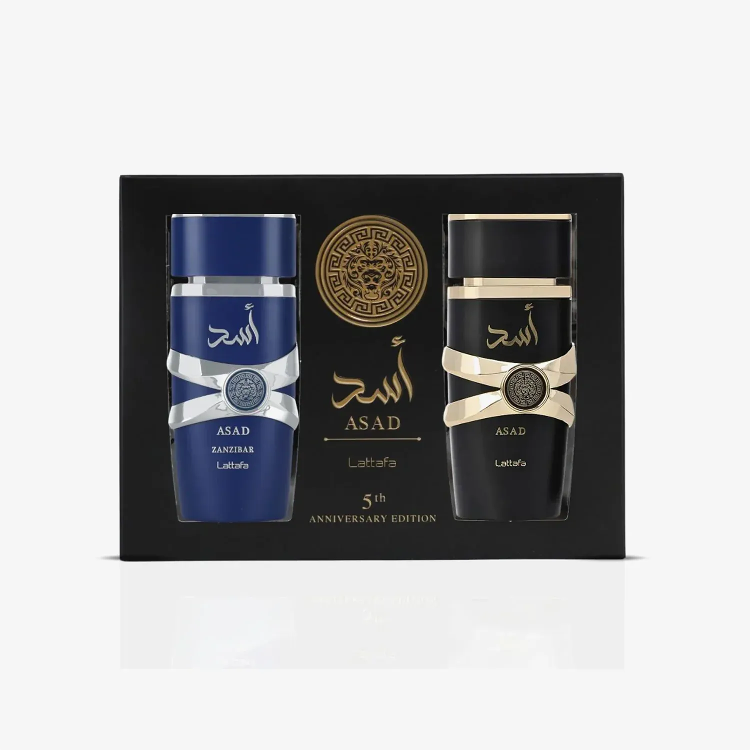 Lattafa Asad &amp; Zanzibar Gift Set 3pc