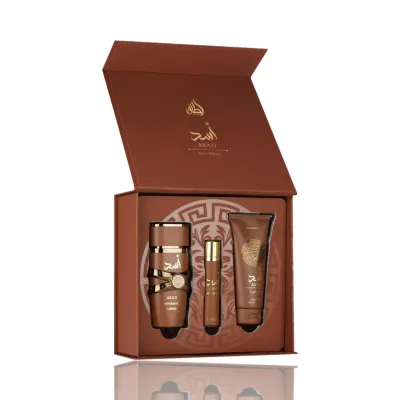 Lattafa Asad Bourbon Gift Set 3pc