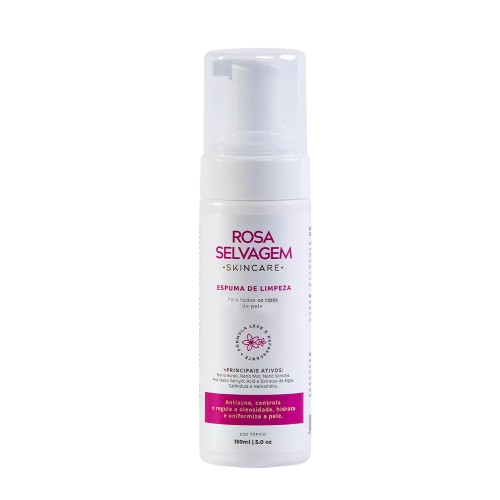 Rosa Selvagem Espuma De Limpeza 150ML
