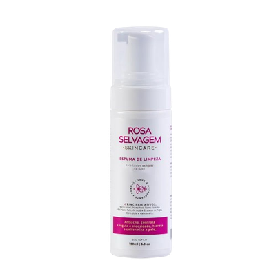 Rosa Selvagem Espuma De Limpeza 150ML