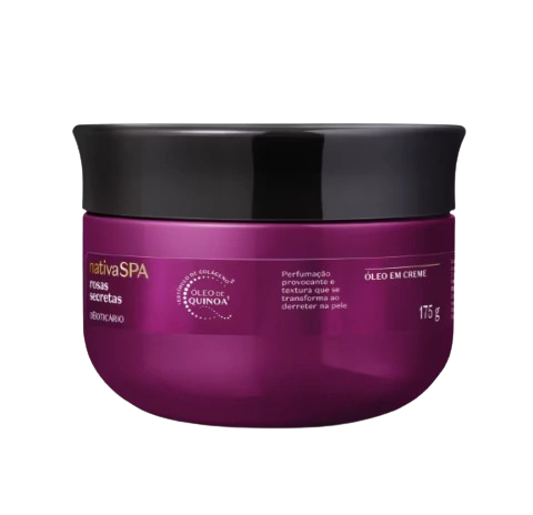 O Boticario Nativaspa Rosas Secretas Óleo Em Creme 175G