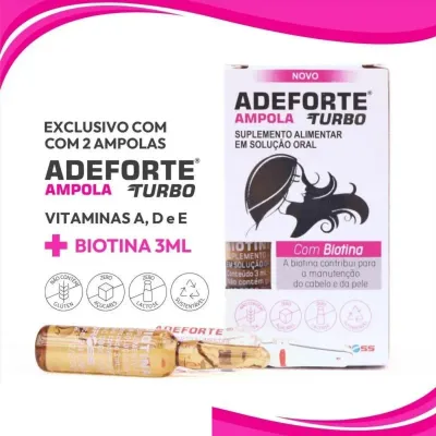 Adeforte Ampola Turbo com Biotina 3ML