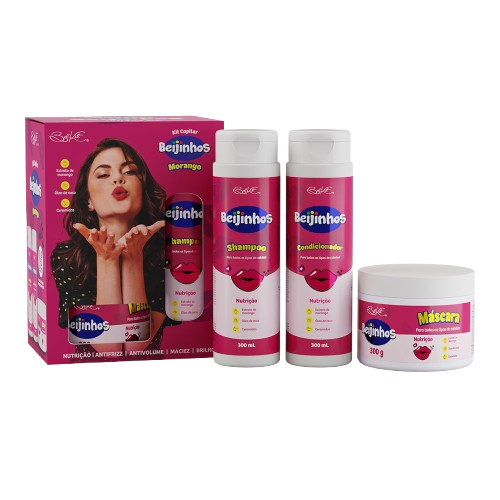 Belkit Kit Capilar Beijinhos Morango 300ML