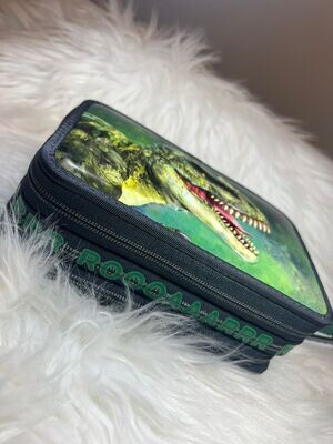 3-vaks etui 3D effect Dino World