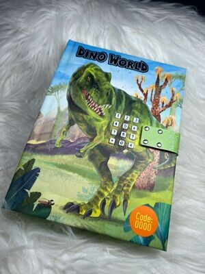 Dagboek met geheime code en geluid Dino World