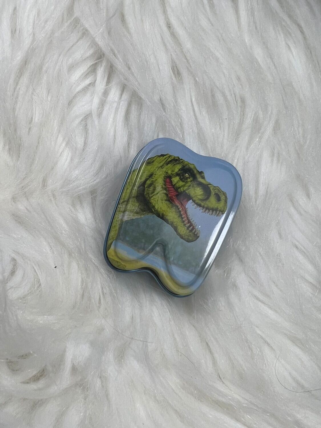 Blikken tanddoosje Dino World