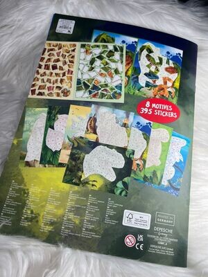 Nummer stickers Dino World