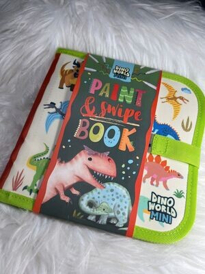 Paint &amp; Swipe boek Dino World