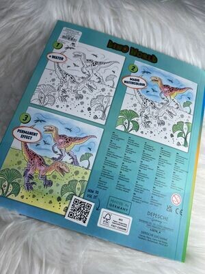 Water color boek Dino World