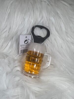 Metal bottle opener magneet bier