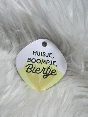 Magneet Huisje, boompje, biertje