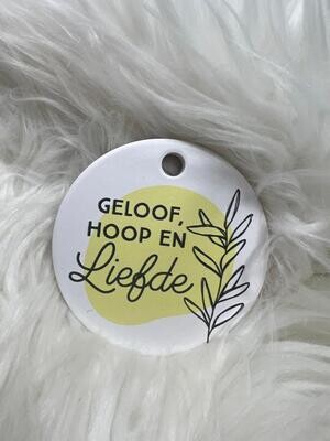 Magneet Geloof hoop en liefde