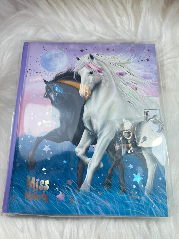 Dagboek met stickers Miss Melody