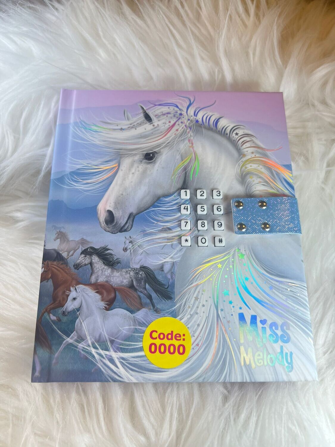 Dagboek met geheime code en muziek Miss Melody