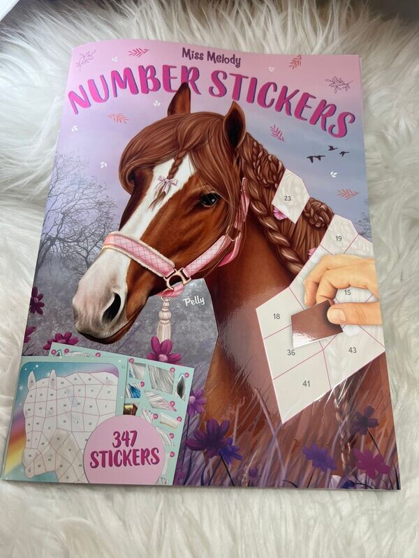 Nummer stickers Miss Melody