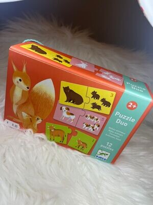Duo puzzel &#39;Baby Dieren&#39;